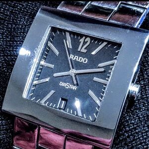 Rado Diastar R18681153 7 Jewels Swiss Quartz Tank Men's Watch
